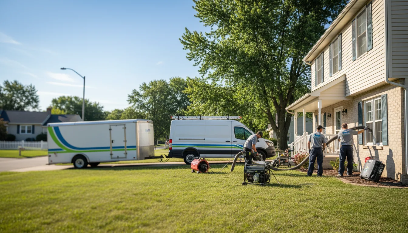 Flooded Basement Restoration And Cleanup With Repair in Rib Lake, WI near me